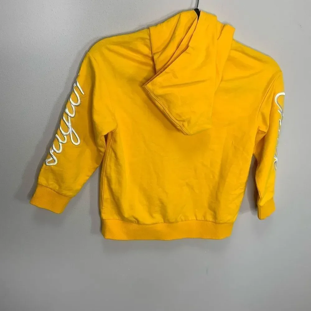 Converse all star Chuck Taylor sleeve yellow sweatshirt (J1)